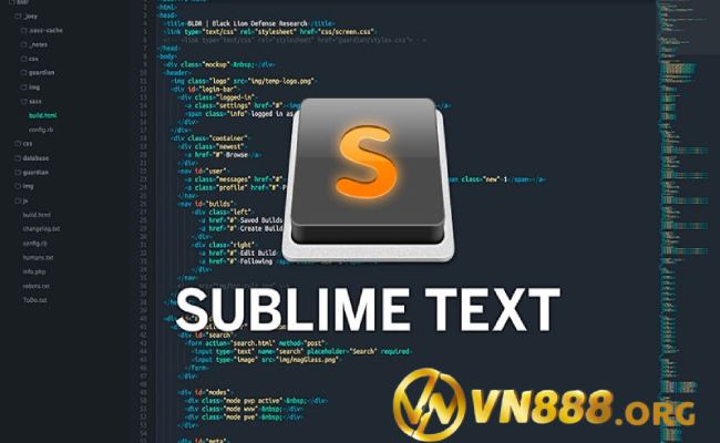 Phần mềm Sublime Text